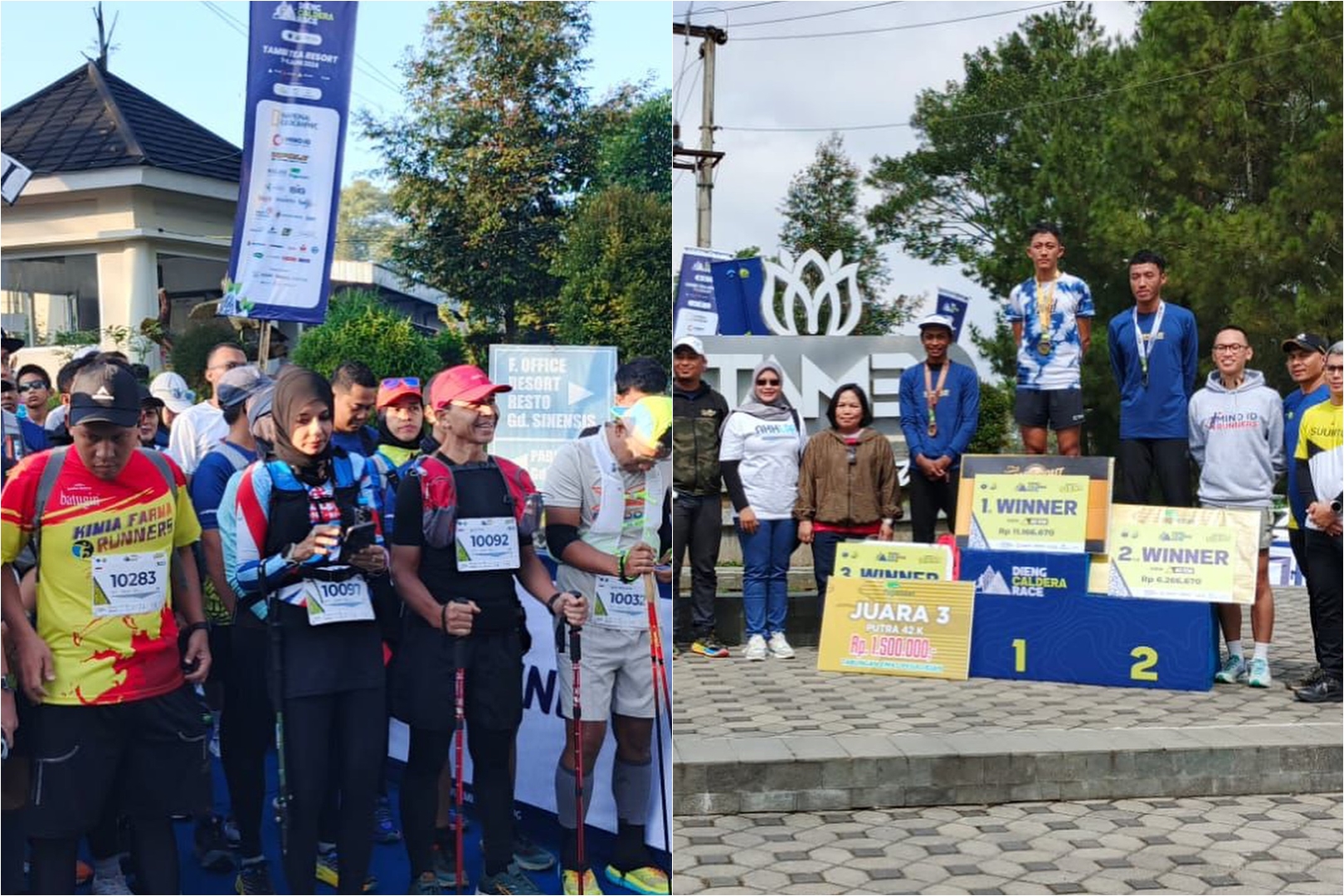 RATUSAN PELARI IKUTI DIENG CALDERA RACE 2024