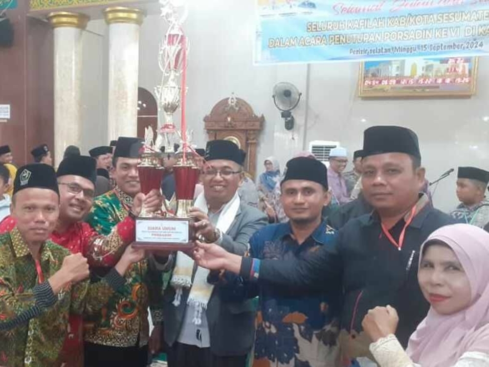 PESISIR SELATAN PERTAHANKAN JUARA UMUM PORSADIN