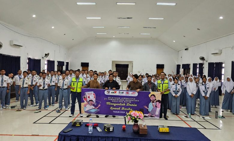 PT PAMA GANDENG ALIANSI JURNALIS KUTAI TIMUR GELAR PELATIHAN JURNALISTIK PELAJAR