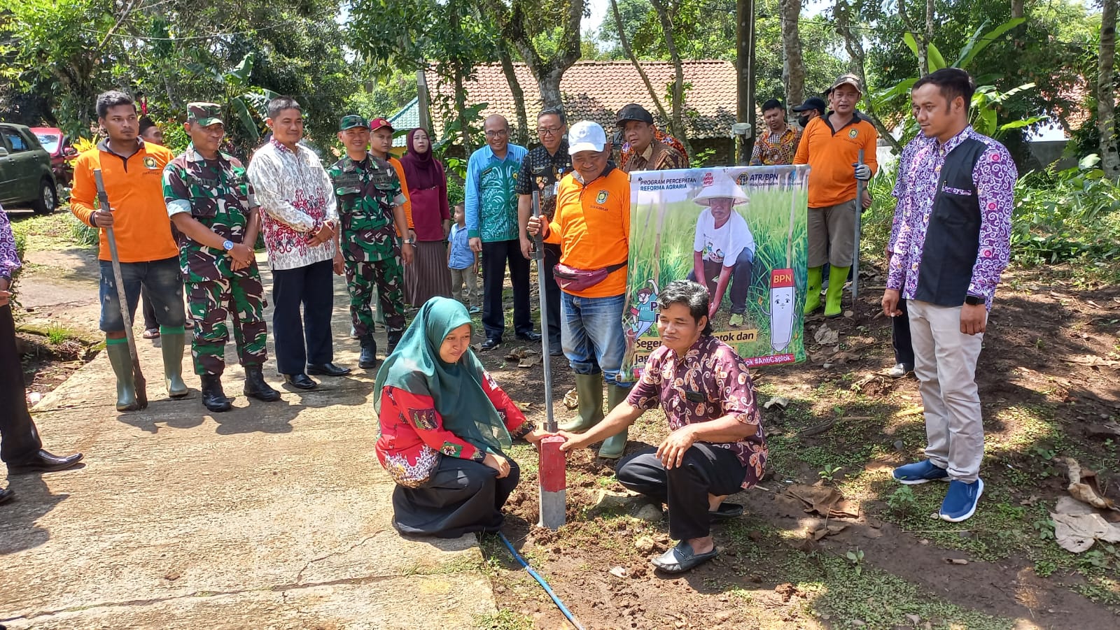 KANTOR PERTANAHAN PURWOREJO LAKSANAKAN PEMANCANGAN GEMAPATAS