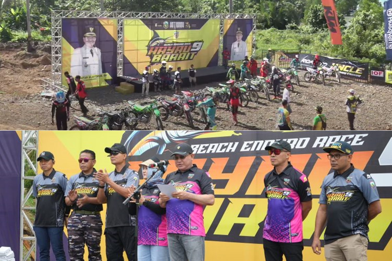 BUPATI KOTABARU BUKA BEACH ENDURO RACE HAYAU BARAIT 9