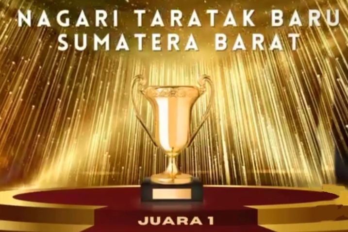RUMAH DATAKU NAGARI TARATAK BARU TERBAIK I NASIONAL 