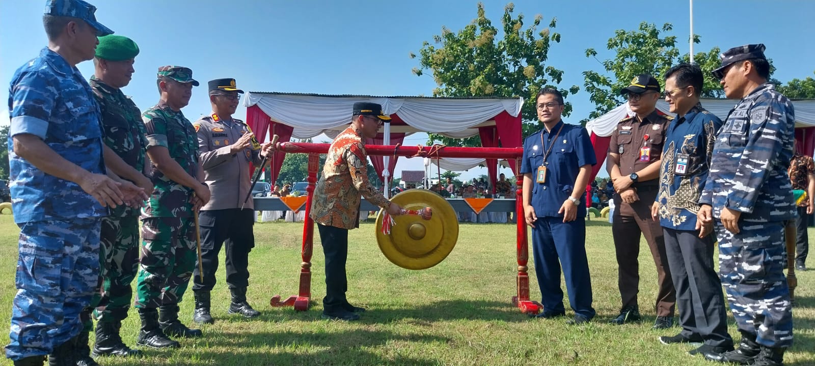 PJ BUPATI TEGAL RESMI BUKA TMMD SENGKUYUNG TAHAP I 2024