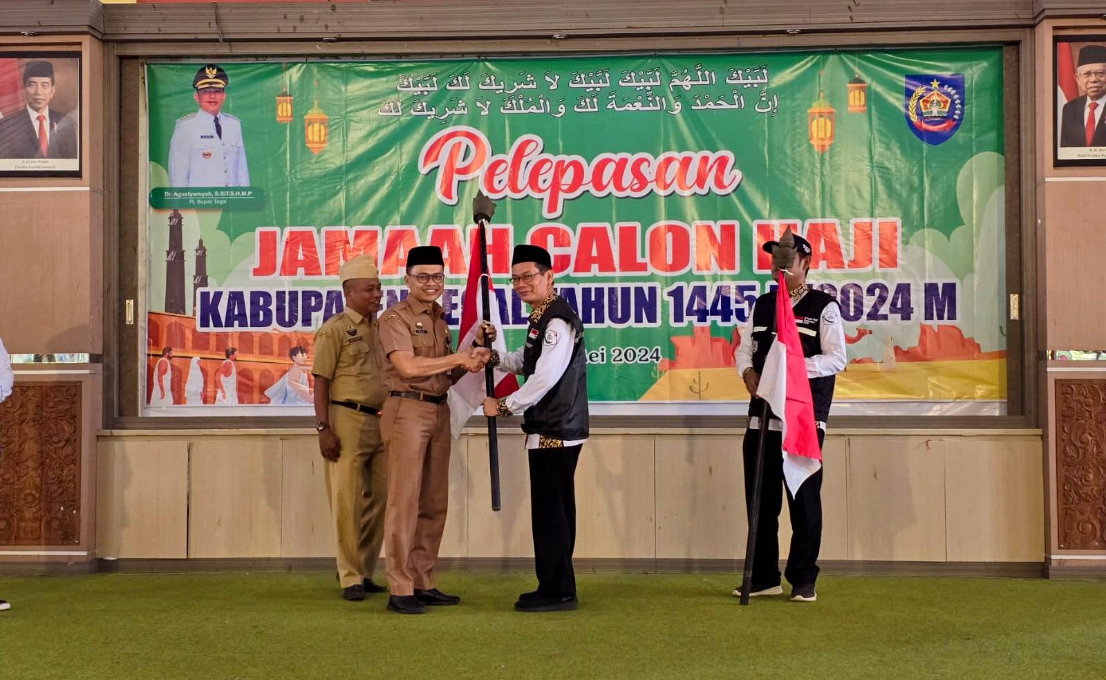 SEKDA KABUPATEN TEGAL LEPAS 1.257 JAMAAH CALON HAJI