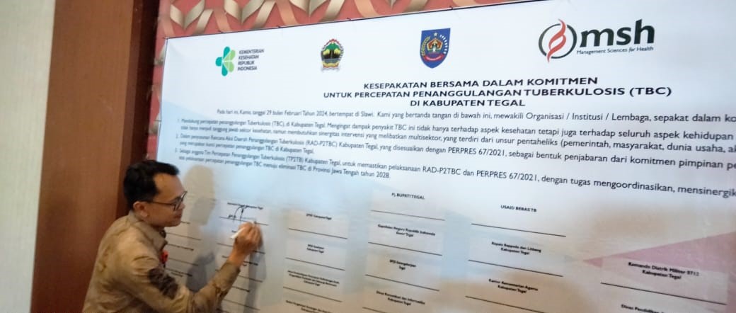 PEMKAB TEGAL DAN USAID BTB BERKOLABORASI DORONG PERCEPATAN BEBAS TBC