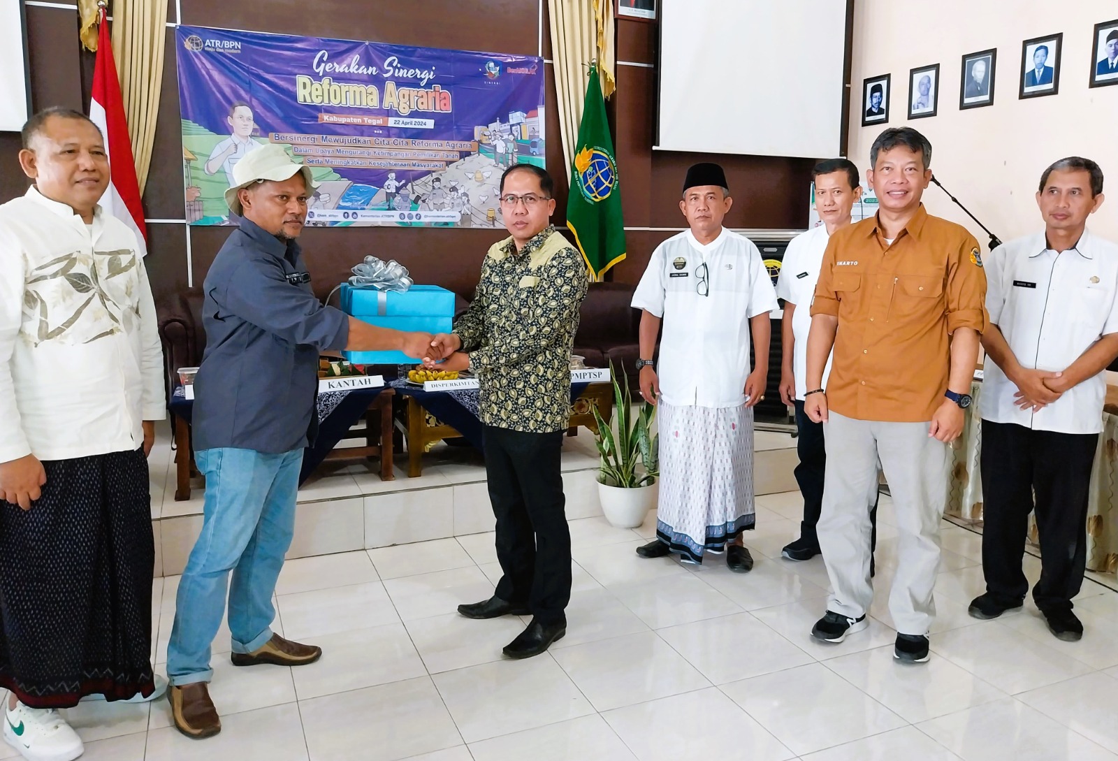 PEMKAB TEGAL SIAP SUKSESKAN GERAKAN SINERGI REFORMA AGRARIA NASIONAL