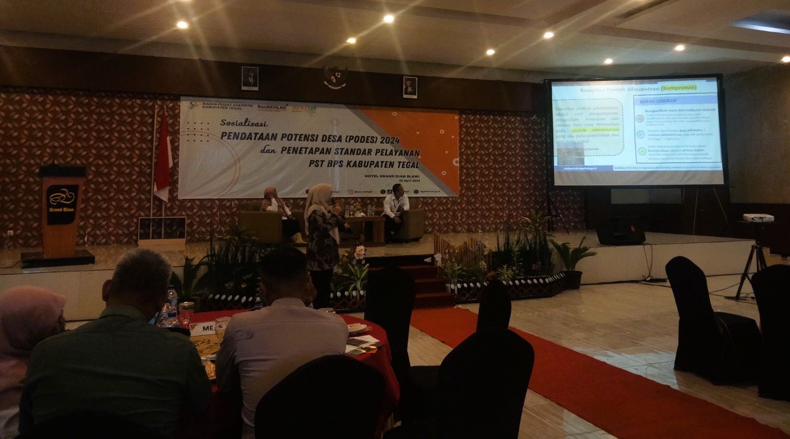 BPS KABUPATEN TEGAL GELAR SOSIALISASI PENDATAAN PODES 2024